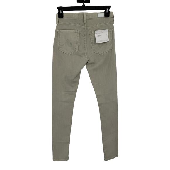 AG Adriano Goldschmied jean Farrah ankle seamless light green size 24 - Picture 4 of 4